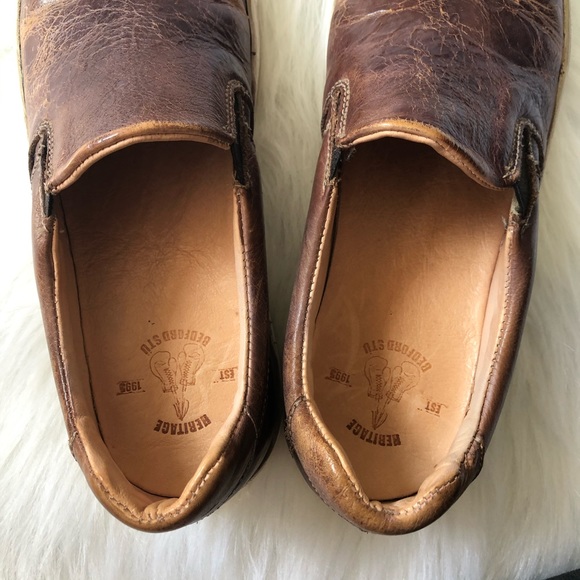 Bed Stu Shoes Bed Stu Hermione Leather Slip On Sneakers Size 6 Poshmark